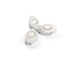 [ACAPL1473-W] APL-1473-W-CANDLE HOLDER (10*5.4*3.5)-MARBLE