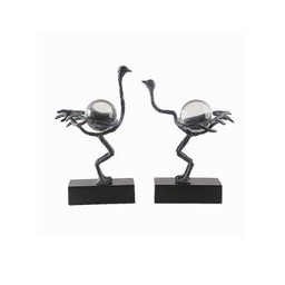 [ACAPL2115] APL-2115-OSTRICH-BOOKEND-18*9*33.5CM