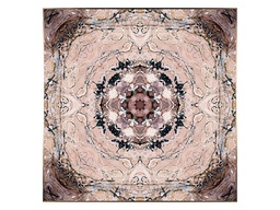 [ACAW054RESIIN] AW-054-RESIN PAINTING (119.0X119.0)-GOLDEN ALUMINUM ALLOY FRAME