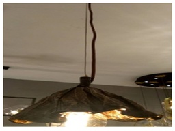 [ACC3075-XS] C-3075-XS-CEILING LAMP-(200*180MM) BRASS IN GOLD INSIDE, ANTIQUE BRASS OUTSIDE