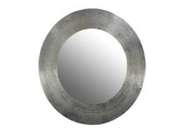 [ACCNIDMRN004B] CNIDMRN004B-ALUMINIUM LARGE TEXTURED MIRROR (35X35X1'')-BLACK NICKEL FINISH