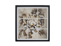 [ACCNTOP2342] CNTOP2342-PAINTING (45*45")-BLACK FRAME