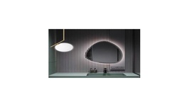 [ACCOA8042] OA-8042-ORGANIC SHAPED WALL MIRROR-60X80X3-WITH LED LIGHTING