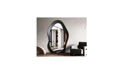 [ACCOA9142-G1] OA-9142-ORGANIC SHAPED FLOOR MIRROR-180X90X4-MDF FRAME IN YQ-03 FINISH-G1