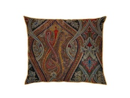 [ACCU-014] CU-014-BLACK PAISLEY CUSHION (40*40)