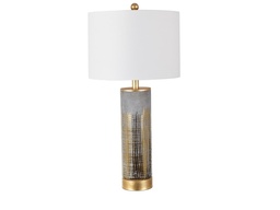 [ACCVAP2539] CVAP-2539-(28.75H)-CERAMIC TABLE LAMP WITH-(14X14X10)-SHADE