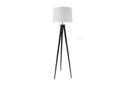 [ACCVAZER041] CVAZER041-LENNON FLOOR LAMP (64.5''H)-METAL BRONZE AND ANTIQUE BRASS FINISH
