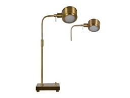 [ACCVAZER048] CVAZER048-TABLE LAMP (25.5'')-METAL+ACRYLIC