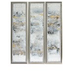 [ACCVTOP3185] CVTOP-3185-(19.6X1.5X73.6'')-(S/3)-CANVAS ART WITH SILVER PS FRAME