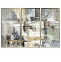 [ACCVTOP3189] CVTOP-3189-(25.6X1.5X51.6)-CANVAS ART WITH SILVER PS FRAME