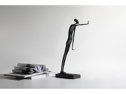 [ACDZ0128] DZ0128-ABSTRACT MAN SCULPTURE-(330*120*490)-BLACK