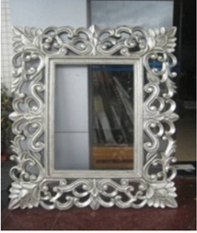 [ACF1199SS-SHINYSIL] AULA-F-1199-SS-FRAMED MIRROR -SHINY SILVER