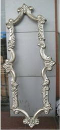 [ACF1212AS-SILVER] HUSNA-F-1212-AS-FRAMED MIRROR -ANT.SILVER