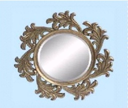 [ACF393S-SILVER] ERASMO-F-393-AS-FRAMED MIRROR -ANT.SILVER