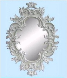 [ACF523AWH-GOLD] LARISA-F-523-G-FRAMED MIRROR -GOLD