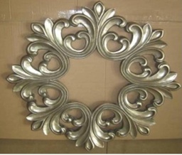 [ACF605SG-SHINGLD] RIALA-F-605-SG-FRAMED MIRROR -SHINY GOLD