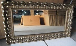 [ACF713AS-ANTSIL] ARIDA-F-713-AS-FRAMED MIRROR-ANTIQUE SILVER