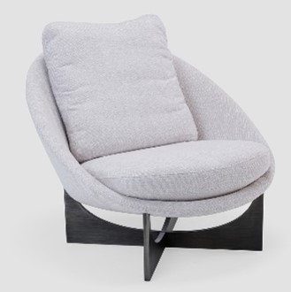 QUINN-G1-YZ609A-SINGLE CHAIR-(88*92*85)-304#S.S. BRUSHED