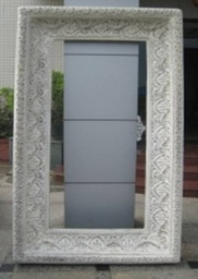[ACF729AWH-GOLD] BITLETY-F-729-G-FRAMED MIRROR -GOLD