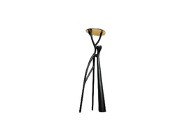 [ACF8216] F-8216-SCULPTURE (700*700*2000)-SOFT SURFACE WITH BLACK AND GOLD
