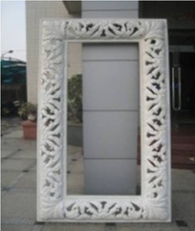 [ACF979SS-SHINYSILVER] OVARO-F-979-SS-FRAMED MIRROR -SHINY SILVER