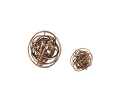 [ACFBJ172] ACFBJ172 TWIG ORB-LARGE DIA 180 ANTIQUE BRASS