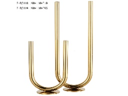 [ACF-BJ418] F-BJ418 U-SHAPED CANDLE STICK-LARGE (180*110*510) GOLD