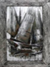 [ACFC2473S-1A] FC-2473S-1A-OIL PAINTING (60X90) -SILVER FRAME