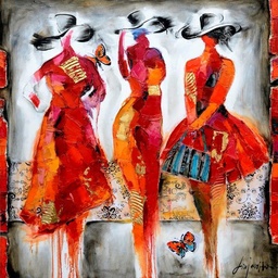 [ACFC6661-1] FC-6661-1-OIL PAINTING (100*100*3.5)-NEW