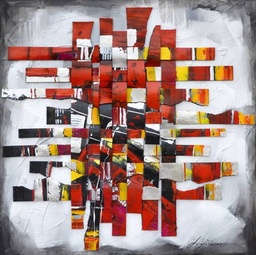 [ACFC7443-1] FC-7443-1-OIL PAINTING (100*100*4.5)-NEW