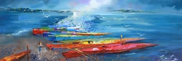 [ACFC8084-1] FC-8084-1-OIL PAINTING (150*50*3)-NEW