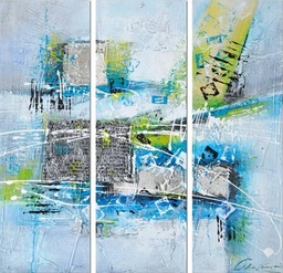 [ACFC8100] FC-8100-(SETS OF 3)OIL PAINTING (90*90)-NEW
