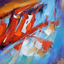 [ACFC8154S-2] FC-8154S-2-OIL PAINTING (100*100*3)-NEW