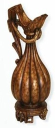 [ACFEDORA-ANTGLDFIN] FEDORA-1691-A-VASE POMPELIAN-ANT GOLD FIN