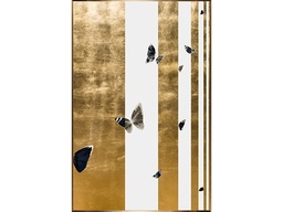 [ACGT105RESIIN] GT-105-RESIN PAINTING (77.0X117.0)-GOLDEN ALUMINUM ALLOY FRAME