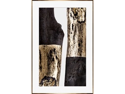 [ACGT111RESIIN] GT-111-RESIN PAINTING (77.0X117.0)-GOLDEN ALUMINUM ALLOY FRAME
