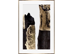 [ACGT112RESIIN] GT-112-RESIN PAINTING (77.0X117.0)-GOLDEN ALUMINUM ALLOY FRAME
