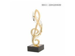 [ACH0311] ACH0311 MUSIC STAND 220 X 220 X 680 GOLD