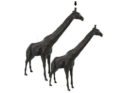 [ACH0492] H0492-GIRAFFE SCULPTURE-LARGE(280X60X330)-DARK BRONZE