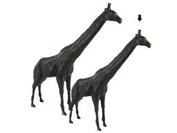 [ACH0493] H0493-GIRAFFE SCULPTURE-SMALL(245X60X290)-DARK BRONZE