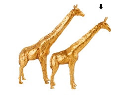 [ACH0495] H0495-GIRAFFE SCULPTURE-SMALL 245X60X290-GOLD