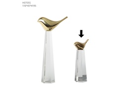 [ACH0705S-BGOLD] H0705S DESKTOP SCULPTURE-SMALL (L110*W45*H195) BRUSHED GOLD