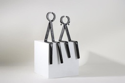 [ACH1486] H1486-ABSTRACT WOMAN FIGURINE-(210*1230*520)-BLACK