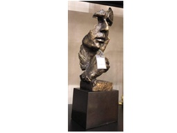 [ACH431] H-431-SILENT MAN-SCULPTURE-(140*140*400)-BRASS