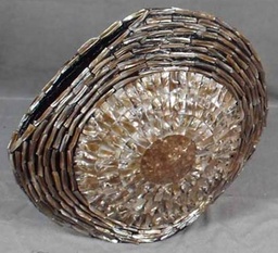[ACHAS528-2TABLE VASE] HAS528-2-DECORATION-TABLE VASE-L.BROWN