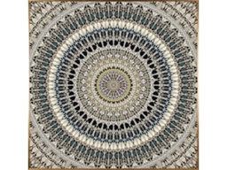 [ACJM139RESIIN] JM-139-RESIN PAINTING (119.0X119.0)-GOLDEN ALUMINUM ALLOY FRAME